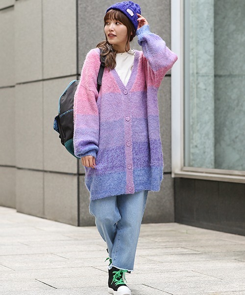 チチカカ（チチカカ）の「ケーブル編みニットキャップ（ニットキャップ/ビーニー・レディース・ブラック/オフホワイト/ピンク/ブルー/グリーン/キャメル・FREE）」の9枚目の写真