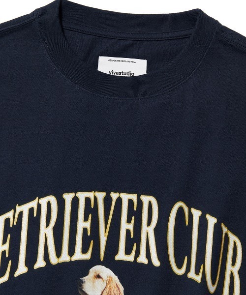 VIVASTUDIO(ビバスタジオ)の「RETRIEVER T-SHIRT(Tシャツ/カットソー・メンズ・ネイビー/グレー・MEDIUM/LARGE)」の7枚目の写真