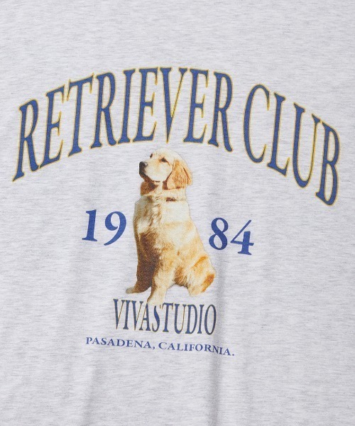 VIVASTUDIO(ビバスタジオ)の「RETRIEVER T-SHIRT(Tシャツ/カットソー・メンズ・ネイビー/グレー・MEDIUM/LARGE)」の6枚目の写真