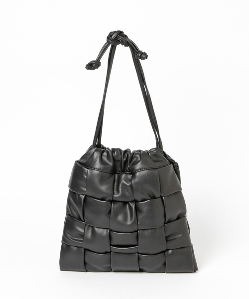 Andemiu(アンデミュウ)の「ワイドメッシュキンチャク958348(ハンドバッグ・レディース・ブラック/ベージュ・FREE)」の8枚目の写真