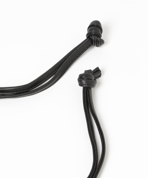 Andemiu(アンデミュウ)の「ワイドメッシュキンチャク958348(ハンドバッグ・レディース・ブラック/ベージュ・FREE)」の19枚目の写真