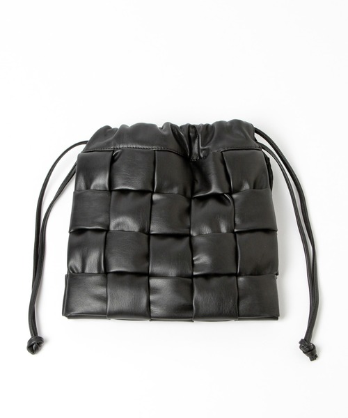 Andemiu(アンデミュウ)の「ワイドメッシュキンチャク958348(ハンドバッグ・レディース・ブラック/ベージュ・FREE)」の13枚目の写真