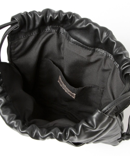 Andemiu(アンデミュウ)の「ワイドメッシュキンチャク958348(ハンドバッグ・レディース・ブラック/ベージュ・FREE)」の9枚目の写真