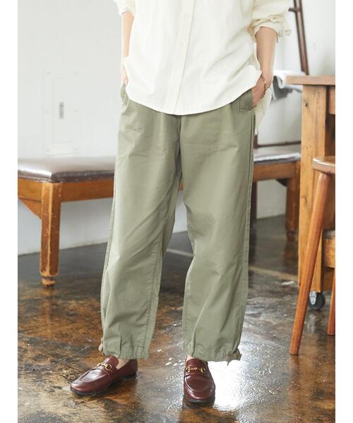 CRAFT STANDARD BOUTIQUE（クラフトスタンダードブティック）の「リラックスパンツ　＊◇（カーゴパンツ・レディース・ベージュ/カーキ/ダークインディゴブルー・M/L）」の20枚目の写真