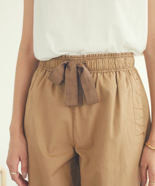 CRAFT STANDARD BOUTIQUE（クラフトスタンダードブティック）の「リラックスパンツ　＊◇（カーゴパンツ・レディース・ベージュ/カーキ/ダークインディゴブルー・M/L）」の12枚目の写真