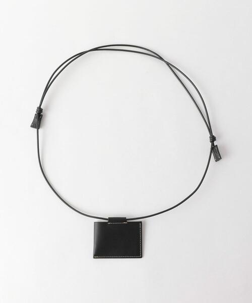 ITTI(イッチ)の「<itti(イッチ)> LEATHER PODS NECKLACE/ケース(スマホグッズ・メンズ・ネイビー・FREE)」の2枚目の写真