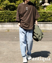 antiqua | オリジナルサウンドデザイン。バスクプリントT(Tシャツ/カットソー)