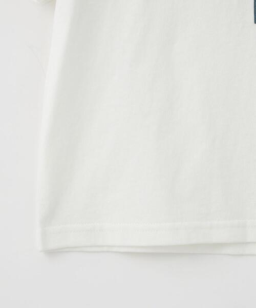 grn(ジーアールエヌ)の「【別注】TJ EX<grn outdoor (ジーアールエヌ アウトドア)>ポケットTシャツ XS-S(Tシャツ/カットソー・キッズ・オリーブ/ホワイト・XS(100-110)/S(120-130))」の6枚目の写真