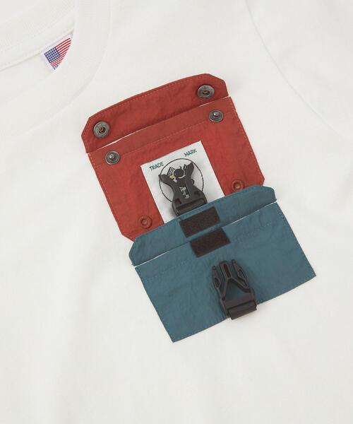 grn(ジーアールエヌ)の「【別注】TJ EX<grn outdoor (ジーアールエヌ アウトドア)>ポケットTシャツ XS-S(Tシャツ/カットソー・キッズ・オリーブ/ホワイト・XS(100-110)/S(120-130))」の7枚目の写真