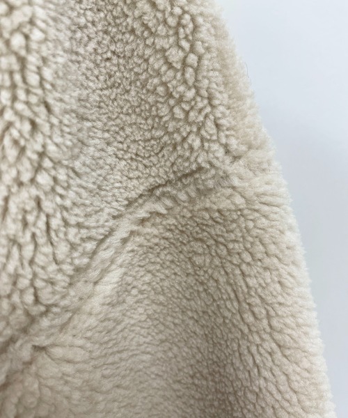 PICCIN（ピッチン）の「リバーシブルフェイクムートンコート（ムートンコート・レディース・キャメル/チャコールグレー/アイボリー・L/M）」の13枚目の写真