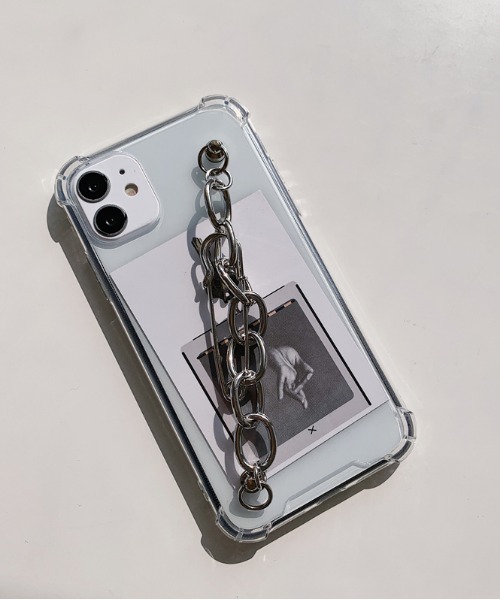 MANGROVE（マングローブ）の「チェーンストラップデザインクリアiPhoneケース（スマホケース/カバー・レディース・クリア・A/C/E/D/B）」の6枚目の写真