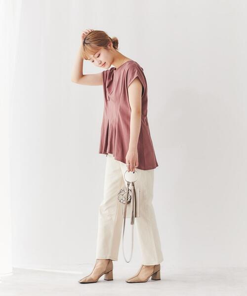 coen（コーエン）の「ハイライズストレートデニムパンツ（WEB限定サイズ）（デニムパンツ・レディース・ブラック/ネイビー/ナチュラル・SMALL/MEDIUM/LARGE/X-LARGE）」の7枚目の写真