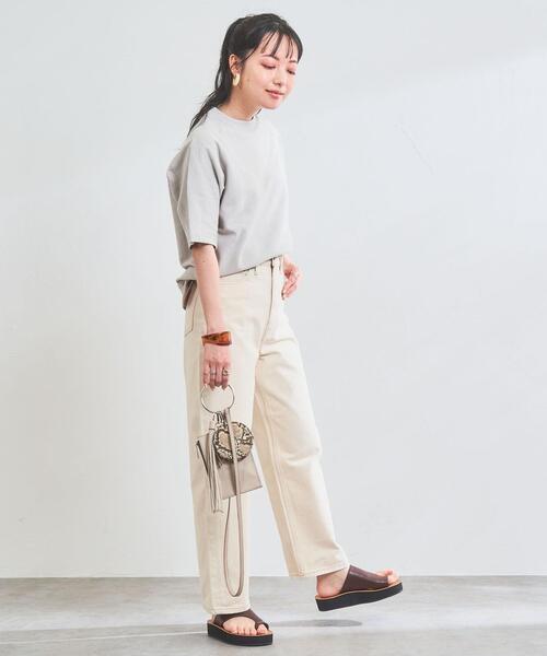 coen（コーエン）の「ハイライズストレートデニムパンツ（WEB限定サイズ）（デニムパンツ・レディース・ブラック/ネイビー/ナチュラル・SMALL/MEDIUM/LARGE/X-LARGE）」の9枚目の写真