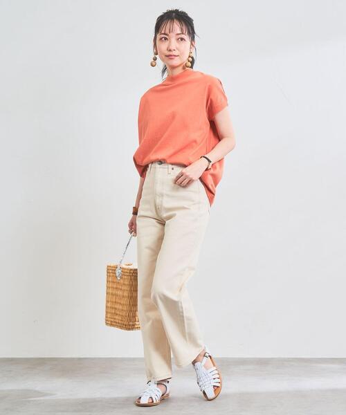coen（コーエン）の「ハイライズストレートデニムパンツ（WEB