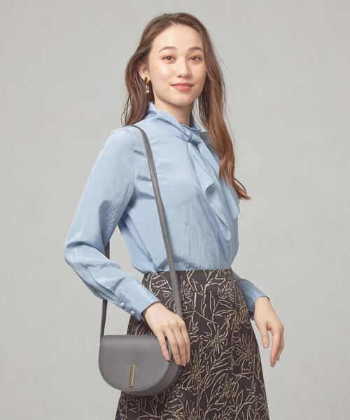 THE STATION STORE（ザ ステーション ストア）の「＜ma couleur（マ クルール）＞リボンタイ ブラウス（シャツ/ブラウス・レディース・ライトブルー/ベージュ・FREE）」の6枚目の写真