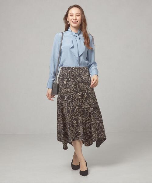 THE STATION STORE（ザ ステーション ストア）の「＜ma couleur（マ クルール）＞リボンタイ ブラウス（シャツ/ブラウス・レディース・ライトブルー/ベージュ・FREE）」の11枚目の写真