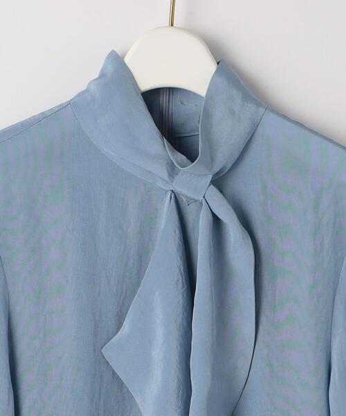 THE STATION STORE（ザ ステーション ストア）の「＜ma couleur（マ クルール）＞リボンタイ ブラウス（シャツ/ブラウス・レディース・ライトブルー/ベージュ・FREE）」の16枚目の写真