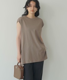 AMERICAN HOLIC | サイドスリットノースリーブカットチュニック(Tシャツ/カットソー)