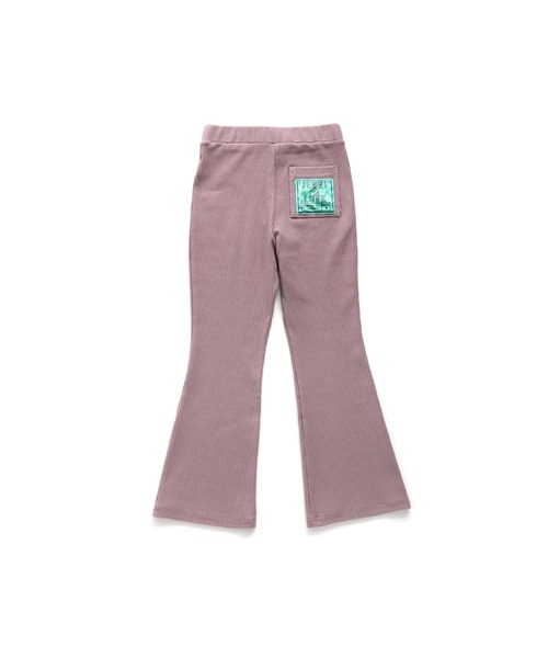 JENNI love(ジェニィラブ)の「テレコフレアパンツ(その他パンツ・キッズ・サックスブルー/ブラック/ラベンダー・150cm/160cm/130cm/140cm)」の13枚目の写真