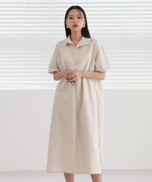 半袖ロングシャツワンピース ワンピース By Muni R バイ ムニール のファッション通販 Zozotown