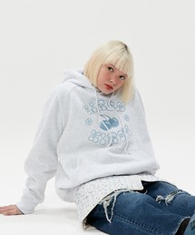 A'GEM/9 × .kom『KIRSH/キルシー』CHERRY PIPING HOODY/チェリーパイピング プルオーバーパーカー