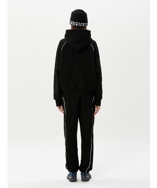 KIRSH(キルシー)の「A'GEM/9 × .kom『KIRSH/キルシー』CHERRY PIPING HOODY/チェリーパイピング プルオーバーパーカー(パーカー・レディース・ブラック/グレー/アイボリー・FREE)」の6枚目の写真