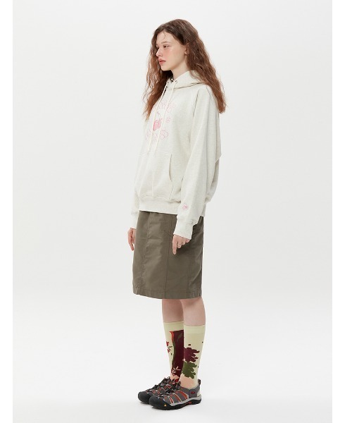 KIRSH(キルシー)の「A'GEM/9 × .kom『KIRSH/キルシー』CHERRY PIPING HOODY/チェリーパイピング プルオーバーパーカー(パーカー・レディース・ブラック/グレー/アイボリー・FREE)」の13枚目の写真