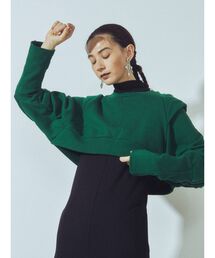 UN3D. | パワーショルダーショートスウェット(スウェット)