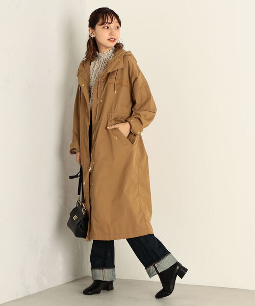 fredy emue（フレディエミュ）の「フードZIPコート（マウンテンパーカー・レディース・キャメル/カーキ・38）」の6枚目の写真