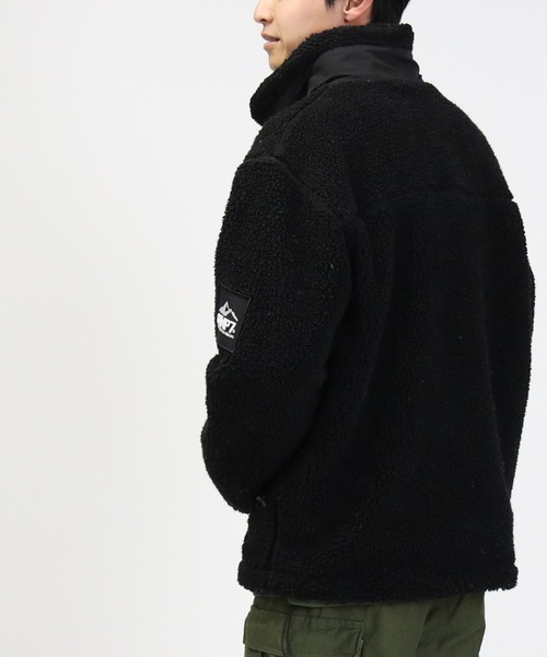 CAMP7（キャンプセブン）の「【CAMP7】ボアスタンドジャケット（ブルゾン・メンズ・オフホワイト/ブラック/ブルー/ベージュ・XL/L/M）」の21枚目の写真