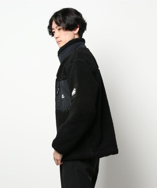 CAMP7（キャンプセブン）の「【CAMP7】ボアスタンドジャケット（ブルゾン・メンズ・オフホワイト/ブラック/ブルー/ベージュ・XL/L/M）」の18枚目の写真