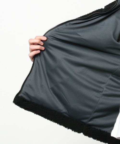 CAMP7（キャンプセブン）の「【CAMP7】ボアスタンドジャケット（ブルゾン・メンズ・オフホワイト/ブラック/ブルー/ベージュ・XL/L/M）」の7枚目の写真