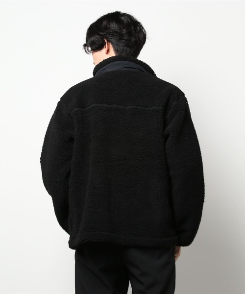 CAMP7（キャンプセブン）の「【CAMP7】ボアスタンドジャケット（ブルゾン・メンズ・オフホワイト/ブラック/ブルー/ベージュ・XL/L/M）」の17枚目の写真