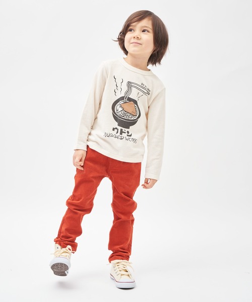 RUGGEDWORKS(ラゲッドワークス)の「ストレッチコーデュロイロングパンツ(その他パンツ・キッズ・グリーン系その他/ライトピンク/ライトグレー・100/120/90/140/130/150/110)」の6枚目の写真