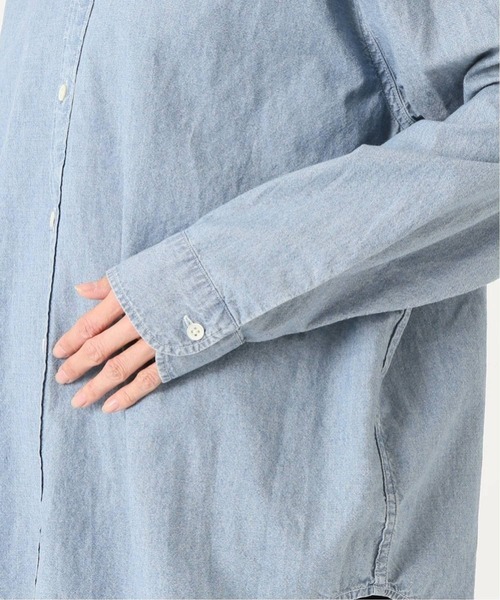 FRAMeWORK（フレームワーク）の「ダンガリーシャツ 2◆（シャツ/ブラウス・レディース・ホワイト/ベージュ/ネイビー/ブルー系その他・FREE）」の7枚目の写真