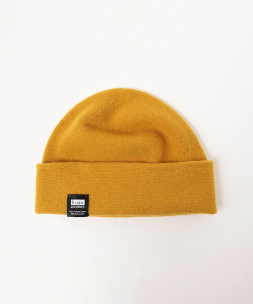 BEAMS（ビームス）の「Kopka / Woollen Beanie（ニットキャップ/ビーニー・メンズ・オフホワイト/グレー/ダークブラウン/ネイビー/ブラック/ワイン/グリーン/ゴールド/ブルー・ONE SIZE）」の17枚目の写真