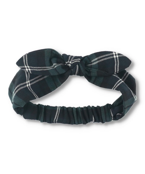 BRANSHES（ブランシェス）の「【ペア】チェック柄ベビーヘアバンド（その他ベビー用品・キッズ・ネイビー/レッド・F）」の12枚目の写真