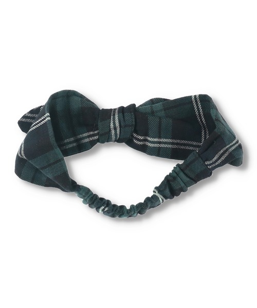 BRANSHES（ブランシェス）の「【ペア】チェック柄ベビーヘアバンド（その他ベビー用品・キッズ・ネイビー/レッド・F）」の15枚目の写真