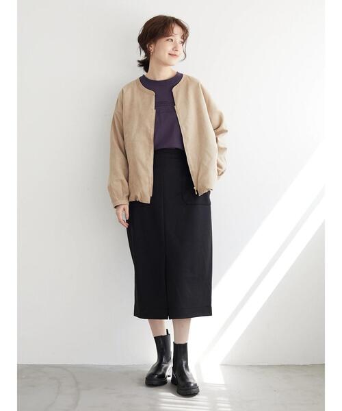 Green　Parks（グリーンパークス）の「シンプルロゴロンTEE＊（Tシャツ/カットソー・レディース・ネイビー/オフホワイト・FREE）」の20枚目の写真