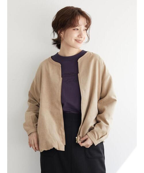 Green　Parks（グリーンパークス）の「シンプルロゴロンTEE＊（Tシャツ/カットソー・レディース・ネイビー/オフホワイト・FREE）」の21枚目の写真