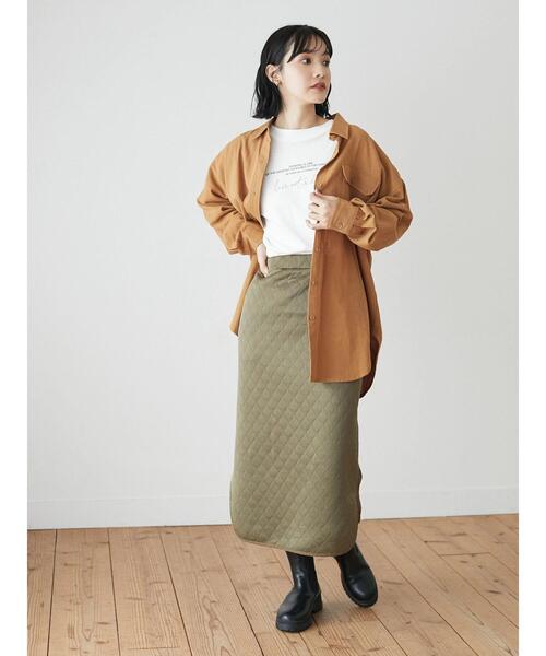 Green　Parks（グリーンパークス）の「シンプルロゴロンTEE＊（Tシャツ/カットソー・レディース・ネイビー/オフホワイト・FREE）」の22枚目の写真