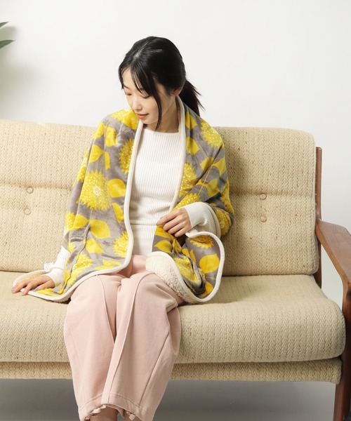 MAISON DE VACANCES リネン　ブランケット　 ベージュ MAISON DE VACANCES リネンブランケット ベージュ