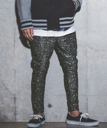 GLIMCLAP（グリムクラップ）の「mp9448-Back side warm jersey material leopard pattern pants ジャージパンツ（その他パンツ・メンズ）」