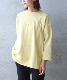 Good wear グッドウェア 2w7-0505 切替7分袖 FOOTBALL BIG TEE