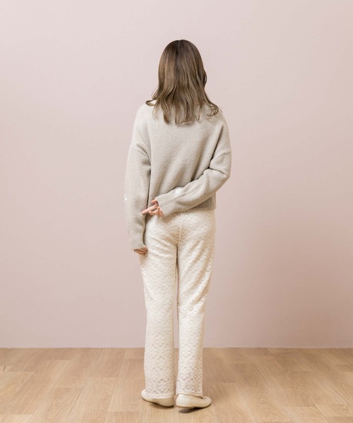 flower(フラワー)の「ブルーミングフレアパンツ(その他パンツ・レディース・ピンク/アイボリー・FREE)」の14枚目の写真