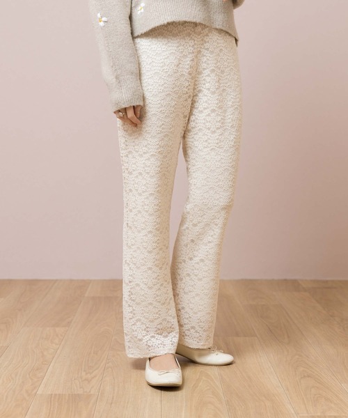 flower(フラワー)の「ブルーミングフレアパンツ(その他パンツ・レディース・ピンク/アイボリー・FREE)」の18枚目の写真