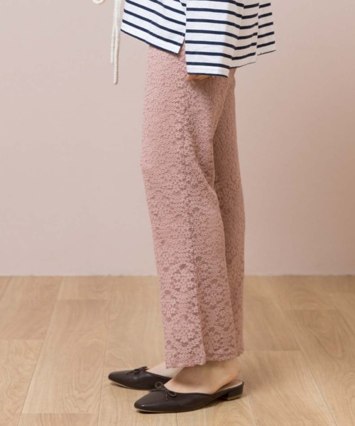 flower(フラワー)の「ブルーミングフレアパンツ(その他パンツ・レディース・ピンク/アイボリー・FREE)」の5枚目の写真