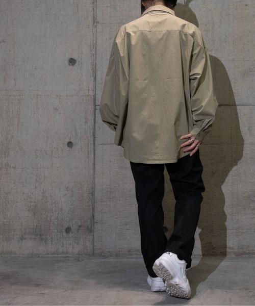 JOHN'S CLOSET(ジョンズクローゼット)の「【i】ポリツイルシューカットパンツ(スラックス・メンズ・チャコールグレー/ベージュ/ブラック・LARGE/X-LARGE/MEDIUM)」の6枚目の写真