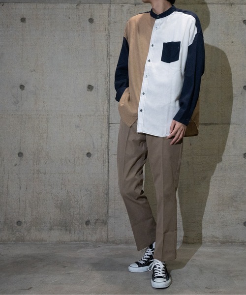 JOHN'S CLOSET(ジョンズクローゼット)の「【i】ポリツイルシューカットパンツ(スラックス・メンズ・チャコールグレー/ベージュ/ブラック・LARGE/X-LARGE/MEDIUM)」の7枚目の写真