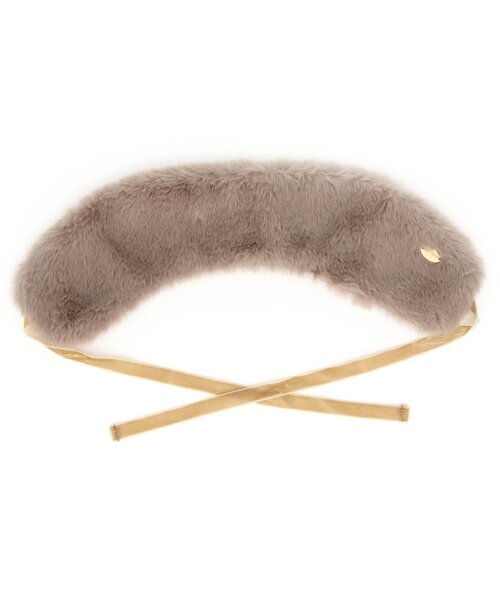 BREEZE（ブリーズ）の「リボンファーティペット（マフラー・キッズ・ベージュ/ブラウン・140）」の7枚目の写真